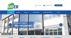 Desktop Screenshot of kaper.com.br
