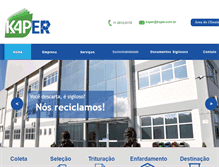 Tablet Screenshot of kaper.com.br